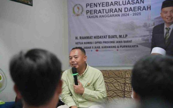 Sosialisasi Perda No. 5 Tahun 2023 oleh Rahmat Hidayat Djati