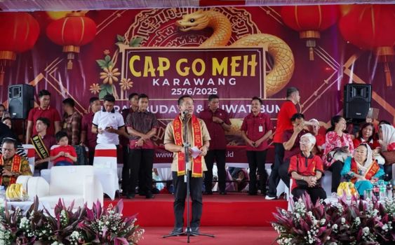 Perayaan Kirab Cap Go Meh 2576/2025 di Kabupaten Karawang Berlangsung Meriah