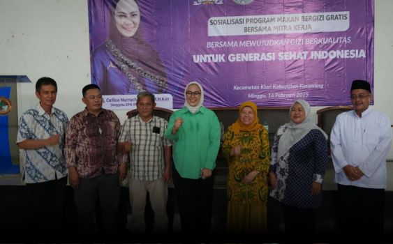 DPR RI dan BGN Sosialisasikan Program Makan Bergizi Gratis di Karawang