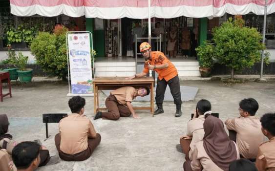 BPBD Karawang Gelar Sosialisasi Kesiapsiagaan Bencana di SMAN 5