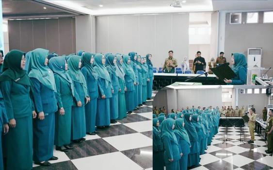 Bupati Karawang Lantik TP-PKK dan Tim Pembina Posyandu, Dorong Sinergi Kesejahteraan Keluarga