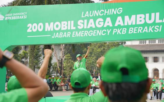 PKB Jabar Luncurkan 200 Mobil Siaga dan Ambulans Gratis, Pertama di Indonesia