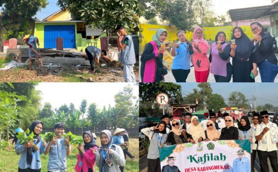 KKN UBP Karawang di Desa Karang Mekar Berakhir, Mahasiswa Kagumi Gotong Royong Warga
