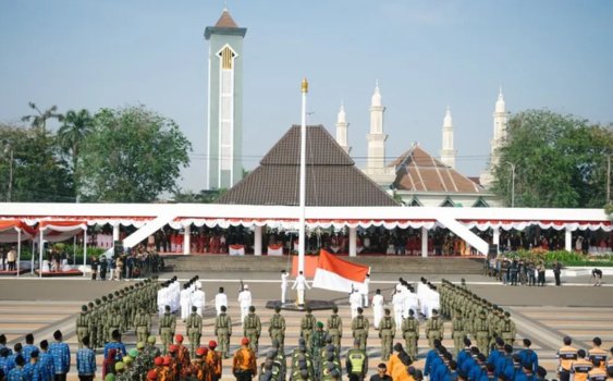 Karawang Peringati HUT ke-80 RI, Bupati Aep Ajak Semua Pihak Bangun Kekuatan Baru Indonesia