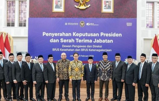Cak Imin Lantik Dewas dan Direksi Baru BPJS 2026–2031, Tekankan Pengelolaan Anggaran Rp5 Triliun