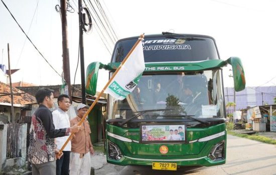 DPC PKB Karawang Lepas 120 Peserta Mudik Gratis 2026: Kolaborasi Syaiful Huda dan Kemenhub