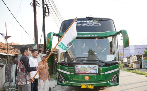 DPC PKB Karawang Lepas 120 Peserta Mudik Gratis 2026: Kolaborasi Syaiful Huda dan Kemenhub