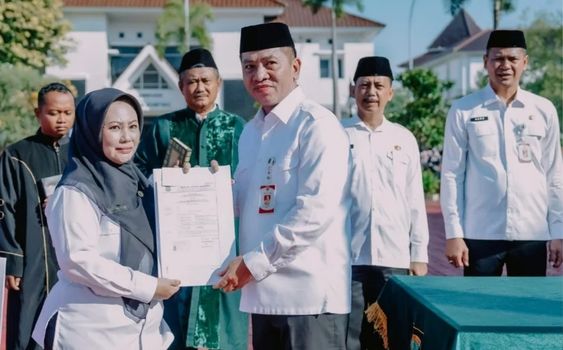 Bupati Aep Lantik 200 Kepala Sekolah, Tegaskan Tak Ada Unsur Titipan dan Praktik Ilegal