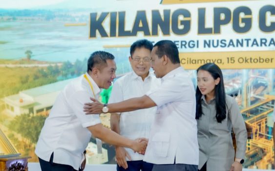 Bupati Aep Syaepuloh Hadiri Peresmian Kilang LPG di Cilamaya Wetan Karawang, Menko Bahlil Tekankan Penguatan Ketahanan Energi Nasional